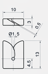 Technical drawing and dimensions for TSP 83203-00