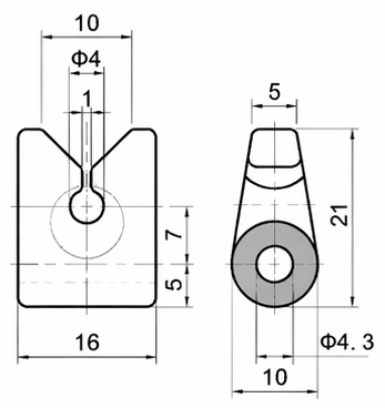 Technical drawing and dimensions for TSP 83079-00
