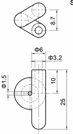 Technical drawing and dimensions for TSP 83129-R0