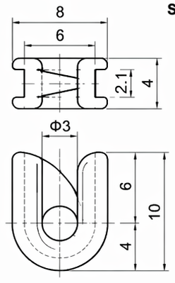 Technical drawing and dimensions for TSP 80031-00