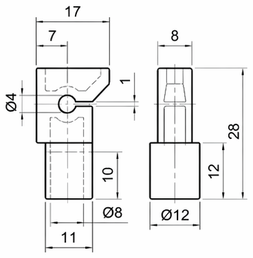 Technical drawing and dimensions for TSP 84040-00