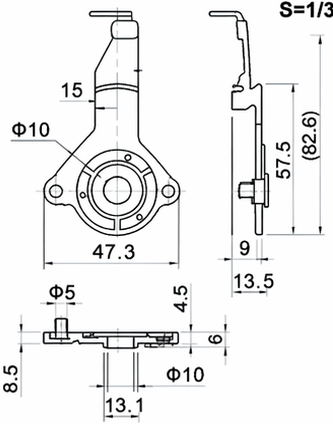 Technical drawing and dimensions for TSP JT-83241-L