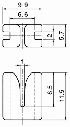 Technical drawing and dimensions for TSP 83077-00