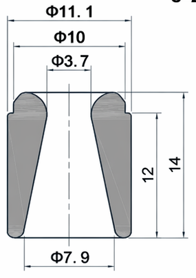 Technical drawing and dimensions for TSP 76145M00