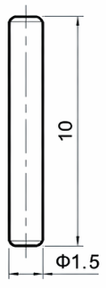 Technical drawing and dimensions for TSP 21510-00