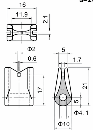 Technical drawing and dimensions for TSP 83293-00
