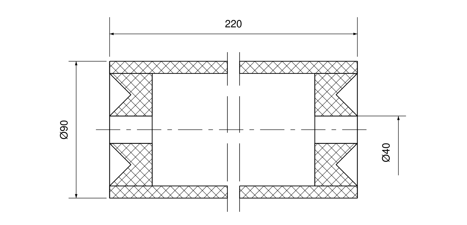 Barmag FK4 dimensional drawing