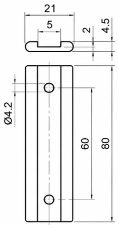 Technical drawing and dimensions for TSP 84084-00