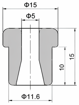Technical drawing and dimensions for TSP 74026-00