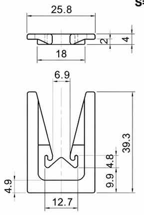 Technical drawing and dimensions for TSP 84038-00