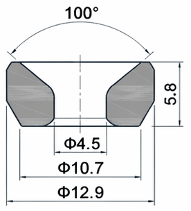 Technical drawing and dimensions for TSP 76057-00