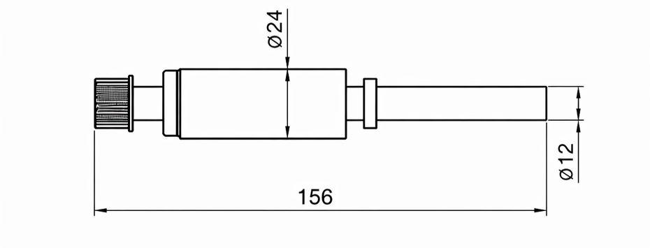 Original dimensional drawing for TSP-22 RPR Friction Unit Spindle