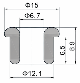 Technical drawing and dimensions for TSP 61265-68
