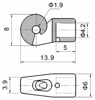 Technical drawing and dimensions for TSP 80021-00