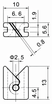Technical drawing and dimensions for TSP 83034-00
