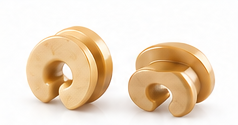 Bhagat: Double Flange Cut Eyelet Guide, Titania