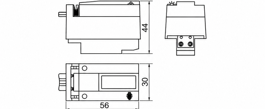 TSP-072 | Rieter Scragg Yarn Cutter dimensional drawing