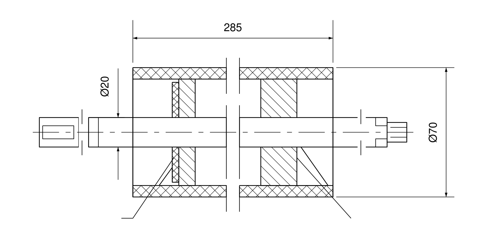 Various 009 dimensional drawing