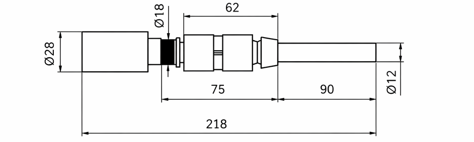 Original dimensional drawing for TSP-36 Barmag Friction Unit Spindle