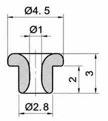 Technical drawing and dimensions for TSP 83223-00