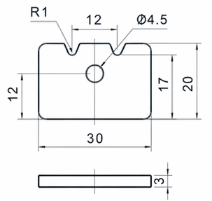 Technical drawing and dimensions for TSP 76479-00