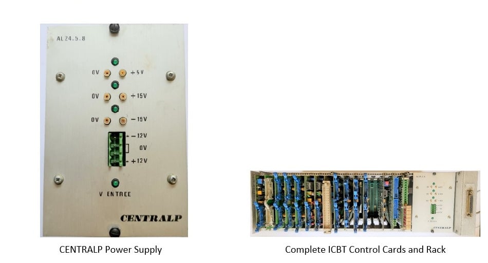 CENTRALP Power Supply; Complete Rieter ICBT Control Cards and Rack