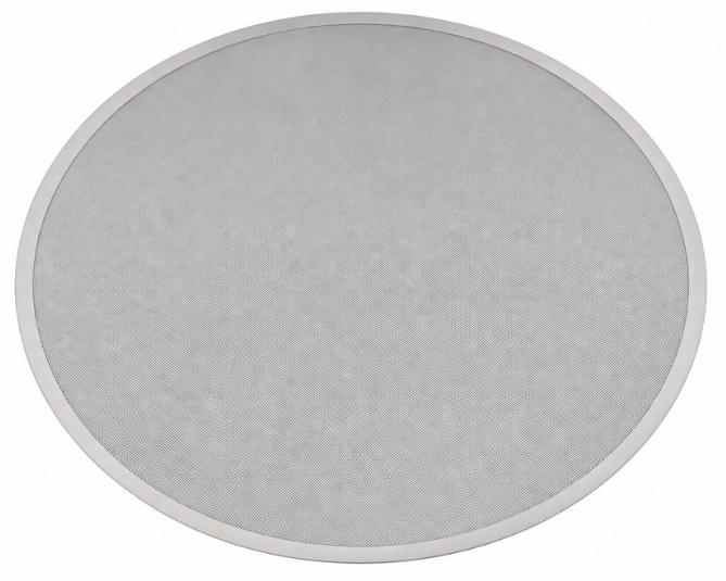 Circular photo etched filter foil with an unperforated outer margin