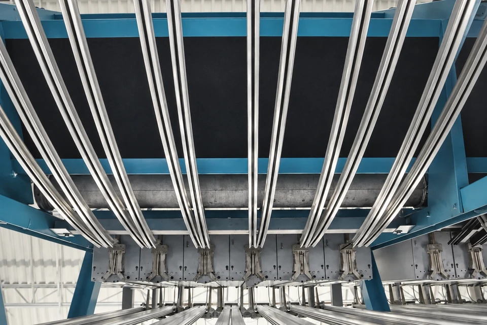 Original Barmag AFK cooling tracks before conversion